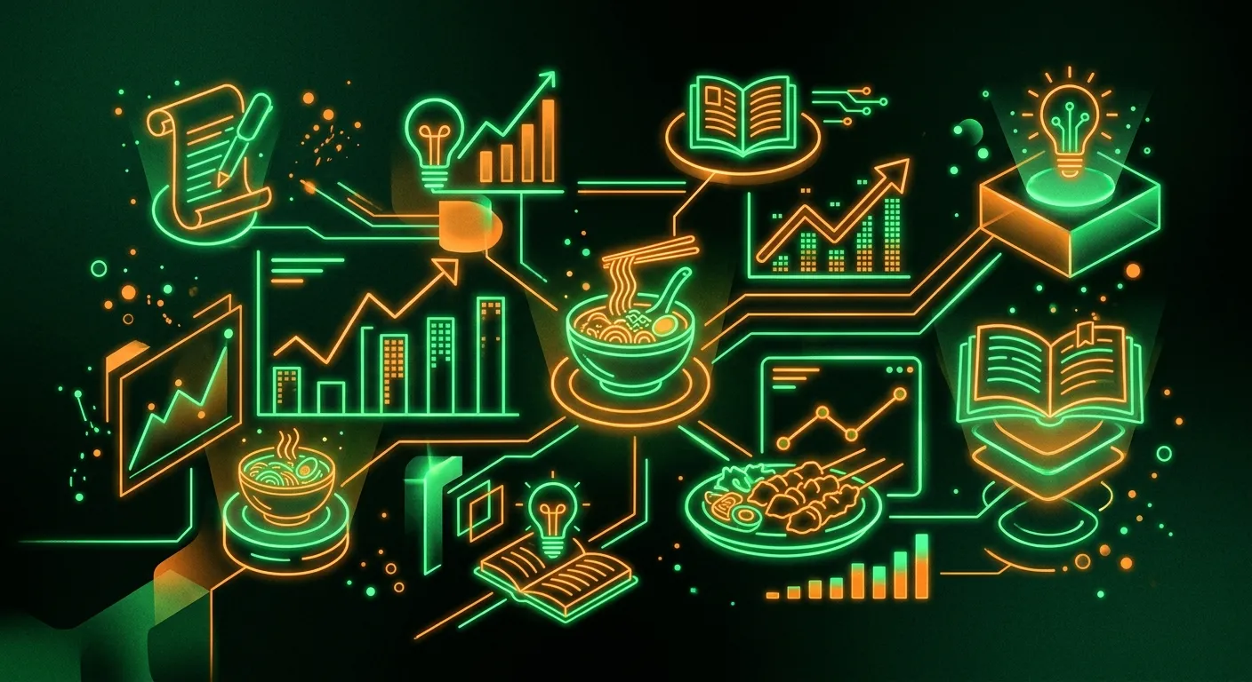 Data statistik pencarian kuliner lokal dan warung edukasi LAPAKHOKI88